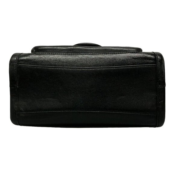 Auth COACH Ranger Flap Crossbody 33566 Black Leather - Shoulder Bag - Picture 3 of 16